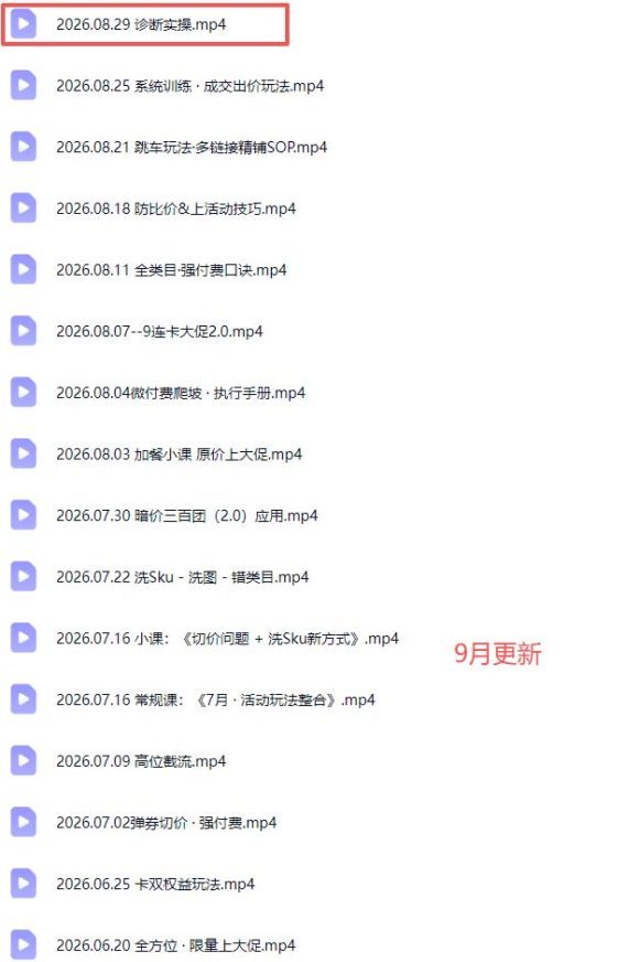 拼多多实战特训营(更新26年0831)-2 拼多多实战特训营(更新26年0831)