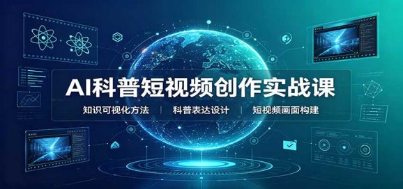 AI科普短视频创作实战课:配套要点文档,文案与视频提示词模板教学-1 AI科普短视频创作实战课:配套要点文档,文案与视频提示词模板教学