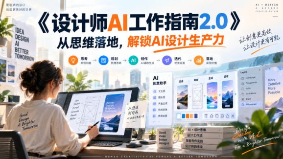 《设计师AI工作指南2.0》从思维落地-无水印,解锁AI设计生产力-1 《设计师AI工作指南2.0》从思维落地-无水印,解锁AI设计生产力
