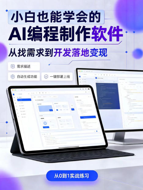 手把手教会你ai编程制作软件到变现全路径,零基础小白轻松上手,从找需求到开发落地变现【揭秘】-1 手把手教会你ai编程制作软件到变现全路径,零基础小白轻松上手,从找需求到开发落地变现【揭秘】