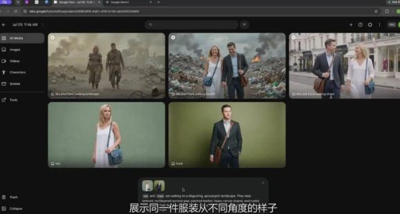 【无水印】Google Flow AI视频从入门到精通:Nano Banana图像+角色一致性+Veo视频生成全流程实战-精翻中英字幕-2 【无水印】Google Flow AI视频从入门到精通:Nano Banana图像+角色一致性+Veo视频生成全流程实战-精翻中英字幕