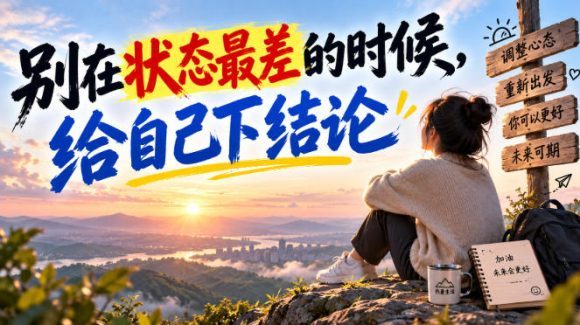某公众号付费文章:别在状态最差的时候,给自己下结论-1 某公众号付费文章:别在状态最差的时候,给自己下结论