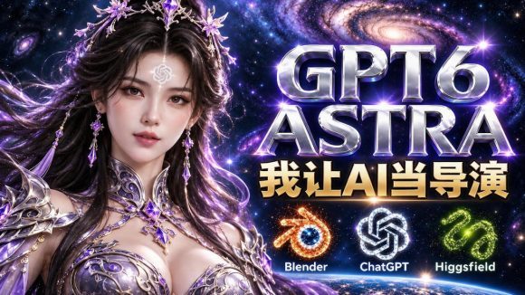 让GPT-6 Astra当导演!Higgsfield和Blender实战打造30秒玄幻精准运镜短片!-1 让GPT-6 Astra当导演!Higgsfield和Blender实战打造30秒玄幻精准运镜短片!
