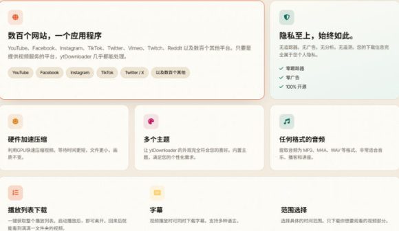 YouTube、B站超100+平台视频免费下载,超级好用,多平台免费开源热门视频下载器ytDownloader-4 YouTube、B站超100+平台视频免费下载,超级好用,多平台免费开源热门视频下载器ytDownloader
