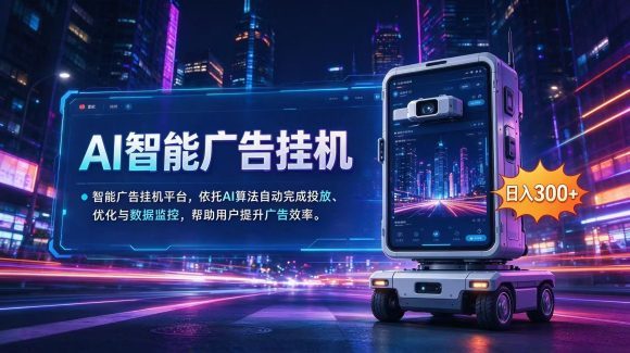 AI 智能广告挂机|AI 自动运行,轻松托管广告任务-1 AI 智能广告挂机|AI 自动运行,轻松托管广告任务