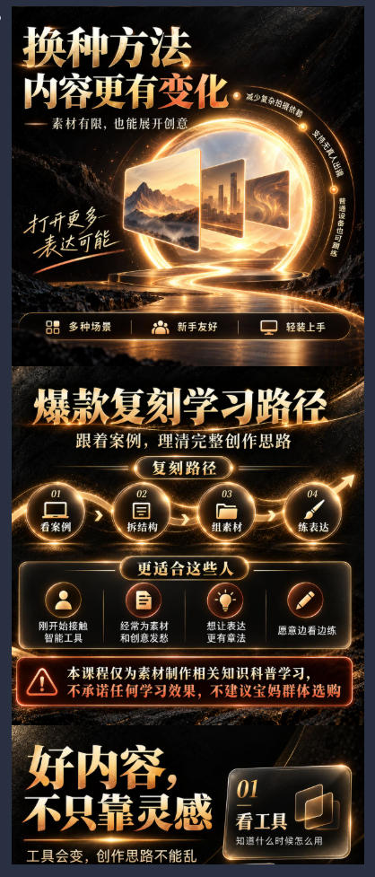 素材制作知识课,爆款复刻Codex短视频自动化,从素材拆解到创意表达,让AI自动“干活”,而不是只会回答问题-2 素材制作知识课,爆款复刻Codex短视频自动化,从素材拆解到创意表达,让AI自动“干活”,而不是只会回答问题