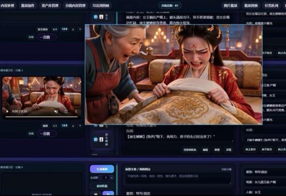 【爆款精品】AI漫剧/短剧无限出视频一站式爆款制作软件(本地部署)-2 【爆款精品】AI漫剧/短剧无限出视频一站式爆款制作软件(本地部署)
