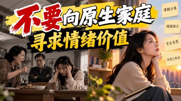 某公众号付费文章：不要向原生家庭寻求情绪价值