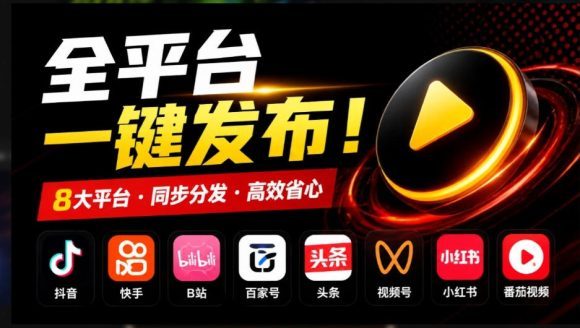 一条视频要发七八个平台,这太麻烦了?自媒体矩阵账户批量发布工具来了!开源且免费MatrixMedia-1 一条视频要发七八个平台,这太麻烦了?自媒体矩阵账户批量发布工具来了!开源且免费MatrixMedia