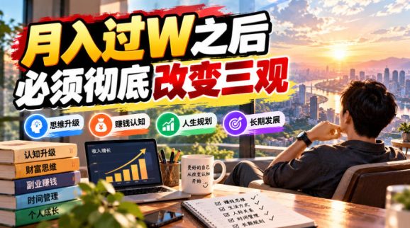 某公众号付费文章:月入过W之后,必须彻底改变三观-1 某公众号付费文章:月入过W之后,必须彻底改变三观