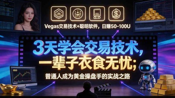 3 天学会 顺势而为交易系统，趋势看得懂、下单有依据：软件自动帮你盯盘，新手也能稳定复利