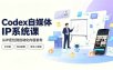 Codex自媒体IP系统课：IP诊断/热点抓取/IP蒸馏 Skill，爆款复刻数字人多平台自动发布教程