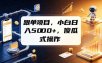 跟单项目，小白日入5000+，不需要复杂操作